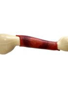 Gimdog Sensory jucărie de ros aromă Vită câini dentiție cauciuc Sensory jucărie de ros aromă Vită câini L-XL dentiție cauciuc alb și maro 19cm 1buc
