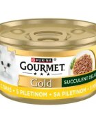 Gourmet Gold Succulent Delights Pui conservă hrană umedă pisici (în sos) 85g