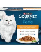 Gourmet Perle Curcan Rață Miel Ton plic hrană umedă pisici (în sos) bax 85g x 12buc