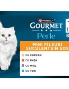 Gourmet Perle Curcan Rață Miel Ton plic hrană umedă pisici (în sos) bax 85g x 12buc