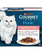 Gourmet Perle Vită Pui Iepure Somon plic hrană umedă pisici (în sos) bax 85g x 12buc