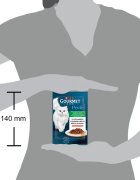 Gourmet Perle Vită și Morcov plic hrană umedă pisici (în sos) bax 85g x 26buc