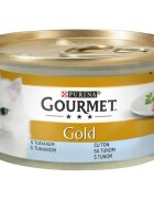 Gourmet PURINA Gold Mousse Ton conservă hrană umedă pisici (pate) 85g