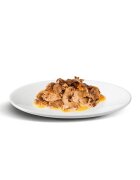 Gourmet PURINA Nature's Creations Vită cu Mazăre și Morcov conservă hrană umedă pisici 85g