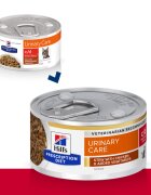HILL'S Prescription Diet c/d Multicare Stress Pui cu Legume dietă veterinară pisici conservă hrană umedă sistem urinar (în sos) 82g