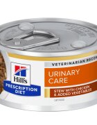 HILL'S Prescription Diet c/d Multicare Stress Pui cu Legume dietă veterinară pisici conservă hrană umedă sistem urinar (în sos) 82g