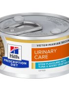 HILL'S Prescription Diet C/D Multicare Stress Ton și Tocană de Legume dietă veterinară conservă hrană umedă pisici sistem urinar (în sos) 82g