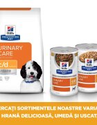HILL'S Prescription Diet c/d Urinary Care Pui dietă veterinară câini hrană uscată sistem urinar 4kg