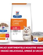 HILL'S Prescription Diet c/d Urinary Multicare Stress Pui dietă veterinară pisici hrană uscată afecțiuni urinare c/d Urinary Care Multicare Stress Pui dietă veterinară pisici hrană uscată sistem urinar sistem nervos & ca