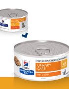 HILL'S Prescription Diet c/d Urinary Pui cu Legume dietă veterinară pisici conservă hrană umedă afecțiuni urinare c/d Urinary Care Pui dietă veterinară pisici conservă hrană umedă sistem urinar (în sos) 156g