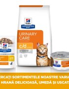 HILL'S Prescription Diet c/d Urinary Pui cu Legume dietă veterinară pisici conservă hrană umedă afecțiuni urinare c/d Urinary Care Pui dietă veterinară pisici conservă hrană umedă sistem urinar (în sos) 156g