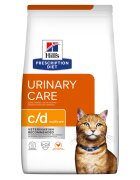 HILL'S Prescription Diet c/d Urinary Pui dietă veterinară pisici hrană uscată afecțiuni urinare c/d Urinary Pui dietă veterinară pisici hrană uscată sistem urinar 8kg