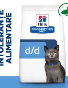 HILL'S Prescription Diet d/d Rață cu Mazăre dietă veterinară pisici hrană uscată sensibilități digestive d/d Rață cu Mazăre dietă veterinară pisici hrană uscată afecțiuni dermatologice și sistem digestiv 1.5kg
