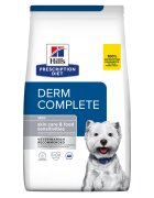 HILL'S Prescription Diet Derm Complete Mini dietă veterinară câini hrană uscată afecțiuni dermatologice Derm Complete Mini dietă veterinară câini hrană uscată piele & blana 1kg