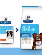 HILL'S Prescription Diet Derm Defense Pui dietă veterinară câini hrană uscată afecțiuni dermatologice Derm Defense Pui dietă veterinară câini hrană uscată piele & blana 12kg