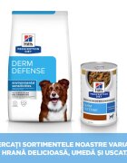HILL'S Prescription Diet Derm Defense Pui dietă veterinară câini hrană uscată afecțiuni dermatologice Derm Defense Pui dietă veterinară câini hrană uscată piele & blana 12kg