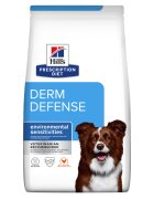 HILL'S Prescription Diet Derm Defense Pui dietă veterinară câini hrană uscată afecțiuni dermatologice Derm Defense Pui dietă veterinară câini hrană uscată piele & blana 4kg