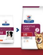 HILL'S Prescription Diet HILL'Sss Prescription Diet i/d Digestive Care Pui dietă veterinară câini hrană uscată sensibilități digestive i/d Digestive Care Pui dietă veterinară câini hrană uscată sistem digestiv 1.5kg