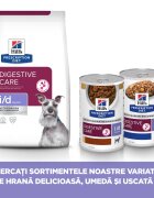 HILL'S Prescription Diet i/d Digestive Care Low Fat Pui cu Legume dietă veterinară câini conservă hrană umedă sensibilități digestive i/d Digestive Care Low Fat Pui cu Legume dietă veterinară câini conservă hrană umedă si
