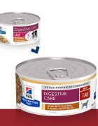 HILL'S Prescription Diet i/d Digestive Care Pui cu Legume dietă veterinară câini conservă hrană umedă sensibilități digestive i/d Digestive Care Pui cu Legume dietă veterinară câini conservă hrană umedă sistem digestiv (