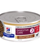 HILL'S Prescription Diet i/d Digestive Care Stress Pui cu Legume dietă veterinară câini conservă hrană umedă sistem digestiv (în sos) 156g
