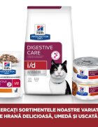 HILL'S Prescription Diet i/d Sensitive Digestive Care Pui dietă veterinară pisici conservă hrană umedă sistem digestiv 156g
