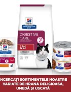 HILL'S Prescription Diet i/d Sensitive Digestive Care Pui dietă veterinară pisici hrană uscată sensibilități digestive i/d Sensitive Digestive Care Pui dietă veterinară pisici hrană uscată sistem digestiv 1.5kg