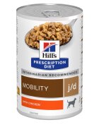 HILL'S Prescription Diet j/d Mobility Pui dietă veterinară câini conservă hrană umedă afecțiuni articulare 370g