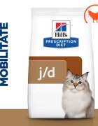 HILL'S Prescription Diet j/d Mobility Pui dietă veterinară pisici hrană uscată sistem articular 1.5kg