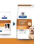 HILL'S Prescription Diet k/d Kidney Care dietă veterinară câini hrană uscată afecțiuni renale k/d Kidney Care dietă veterinară câini hrană uscată sistem renal 12kg