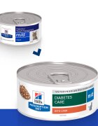 HILL'S Prescription Diet m/d Diabetes Care Pui dietă veterinară pisici conservă hrană umedă metabolism (obezitate si diabet) (în sos) 156g