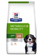 HILL'S Prescription Diet Metabolic + Mobility Pui dietă veterinară câini hrană uscată afecțiuni metabolice (obezitate) și afecțiuni articulare Metabolic + Mobility Pui dietă veterinară câini hrană uscată metabolism (obezi