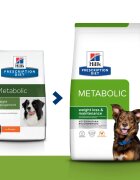 HILL'S Prescription Diet Metabolic Pui dietă veterinară câini hrană uscată afecțiuni metabolice (obezitate) Metabolic Pui dietă veterinară câini hrană uscată metabolism (obezitate si diabet) 1.5kg