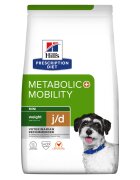 HILL'S Prescription Diet Metabolic + Weight Mini dietă veterinară câini hrană uscată afecțiuni metabolice (obezitate) Metabolic + Mobility Mini dietă veterinară câini hrană uscată metabolism (obezitate si diabet) sistem ar