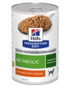 HILL'S Prescription Diet Metabolic XS-XL Pui dietă veterinară conservă hrană umedă câini obezitate (pate) 370g