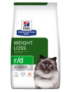 HILL'S Prescription Diet r/d Wheight Loss Pui dietă veterinară pisici hrană uscată scădere în greutate r/d Wheight Loss Pui dietă veterinară pisici hrană uscată metabolism (obezitate si diabet) 1.5kg