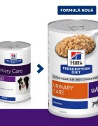 HILL'S Prescription Diet u/d Urinary Care dietă veterinară câini conservă hrană umedă sistem urinar 370g