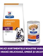 HILL'S Prescription Diet u/d Urinary Care dietă veterinară câini hrană uscată afecțiuni urinare u/d Urinary Care dietă veterinară câini hrană uscată sistem urinar 4kg
