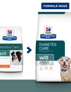 HILL'S Prescription Diet w/d Diabetes Care Pui dietă veterinară câini hrană uscată afecțiuni metabolice (diabet) w/d Diabetes Care Pui dietă veterinară câini hrană uscată metabolism ( obezitate si diabet) 10kg