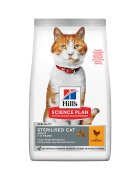 HILL'S Science Plan Adult Sterilised Pui hrană uscată pisici sterilizate 3kg