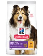 HILL'S Science Plan Hill's SP Canine Adult Sensitive Skin & Stomach Pui 14 Kg