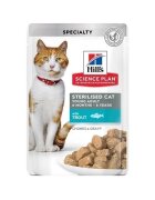 HILL'S Science Plan Hill's SP Feline Adult Sterilised Plic Pastrav 85 g