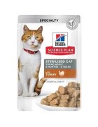 HILL'S Science Plan Hill's SP Feline Sterilised Adult Plic Curcan 85 g