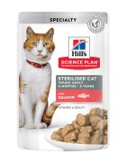 HILL'S Science Plan Hill's SP Feline Sterilised Plic Somon 85 g
