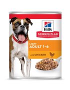 HILL'S Science Plan Light XS-XL Pui conservă hrană umedă câini managementul greutății (pate) 370g