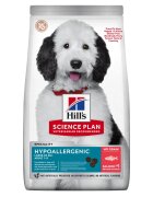 HILL'S Science Plan No Grain Hypoallergenic L-XL Somon hrană uscată fără cereale câini sistem digestiv alergii 12kg