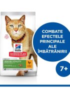 HILL'S Science Plan Senior Vitality 7+ Pui hrană uscată pisici senior 7kg