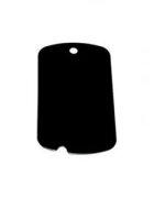 IMARC Medalion Aluminiu Military Negru - Gravare Gratuita