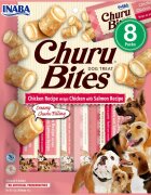 Inaba Churu Bites XS-XL Pui și Somon punguță recompense fără cereale câini semimoist 92g