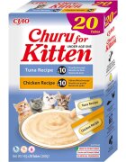 Inaba Churu Creamy Kitten Varieties Pui și Ton cutie recompense fără cereale pisici junior (piure) 280g